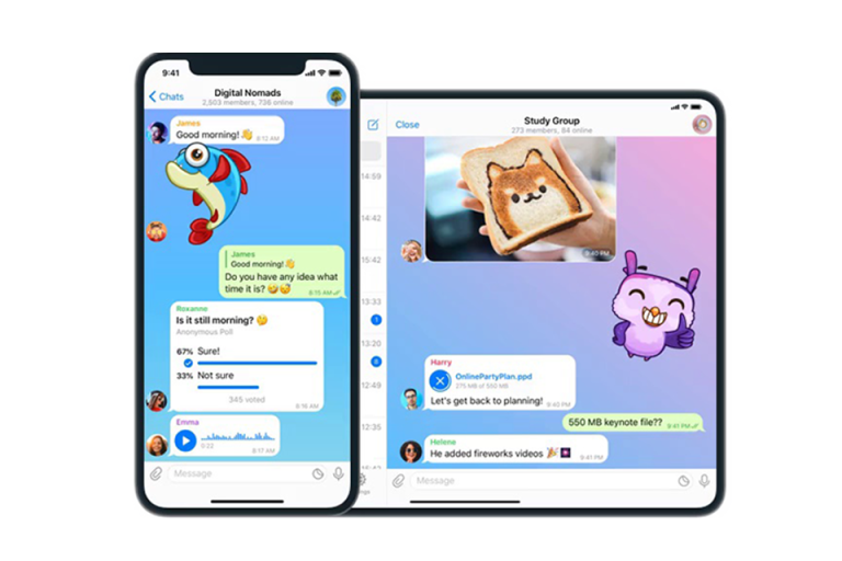 下载Telegram for iPhone/iPad
